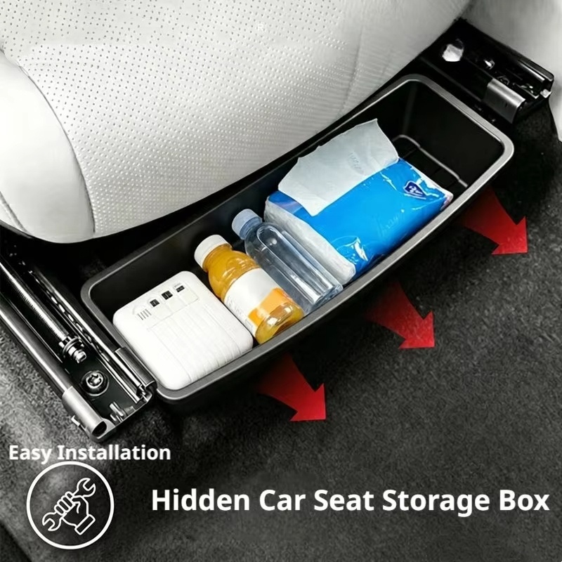 Tech Accessories For Car - 시트 아래 수납함 범용 자동차 시트