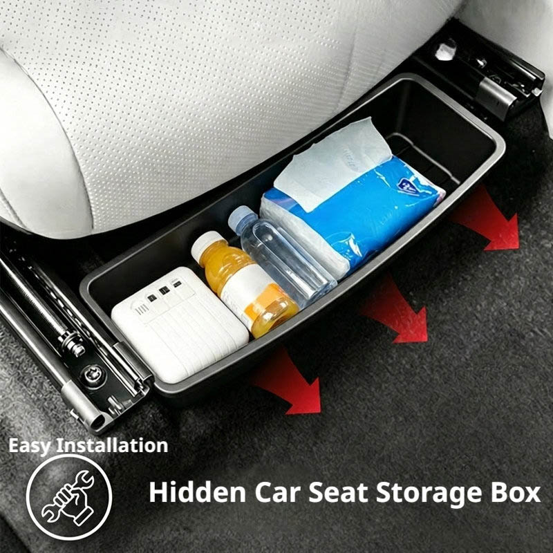 Tech Accessories For Car - 시트 아래 수납함 범용 자동차 시트