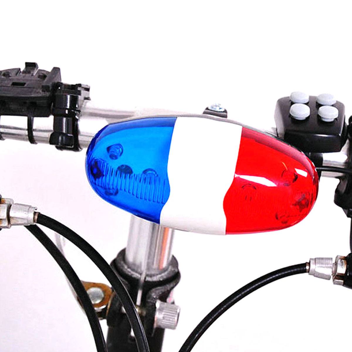 Tech Bike Accessories - 어린이 기술 자전거 LED 라이트 경찰