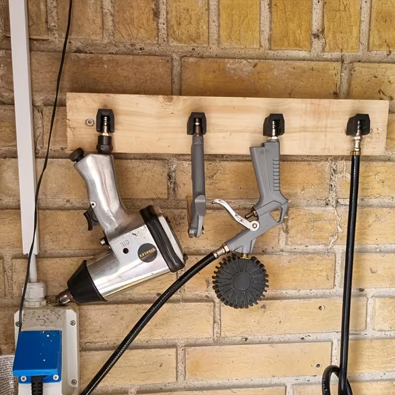 Tech Accessories Holder - 4개의 공압 공구 벽걸이 홀더 세트,