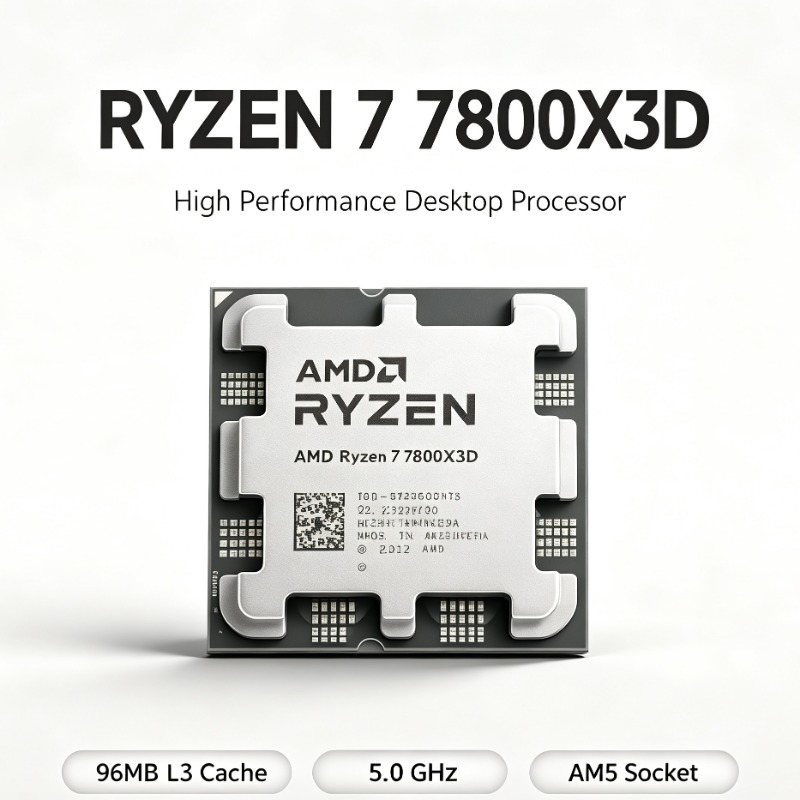 Ryzen 7 7800X3D 게이밍 CPU 8코어 16 - Amd Cpu Ryzen 7 리뷰 및 가격