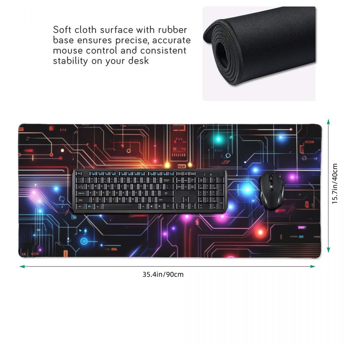 독특한 하이테크 회로 기판 대형 마우스 패드 컴퓨터 키 - Tech Accessories For Laptop 리뷰 및 가격