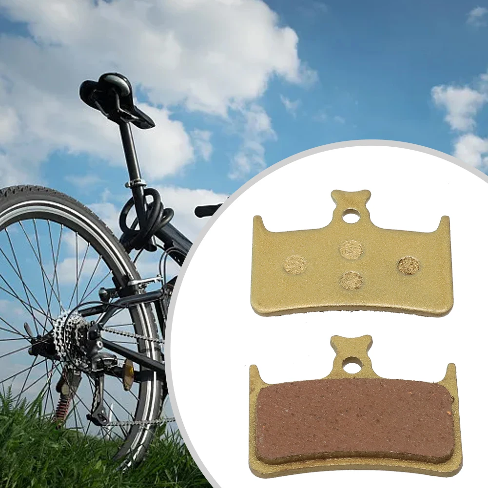 1 쌍 산악 자전거 자전거 디스크 브레이크 패드 금속  - Tech Bike Accessories 리뷰 및 가격
