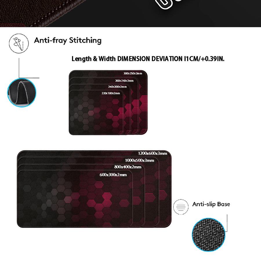 레드 허니컴 테크 마우스 패드 사무실 패드 데스크 액세 - Tech Accessories For Laptop 리뷰 및 가격