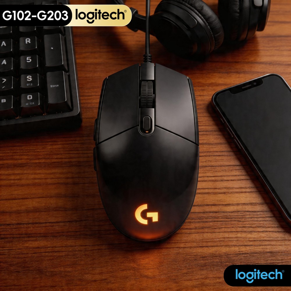 G102 로지텍 G203 게이밍 마우스, 클래식 블랙, - Logitech Mouse G203 리뷰 및 가격