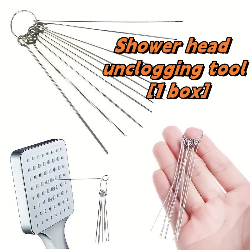 10개의 스테인리스 스틸 니들 샤워 헤드 청소 브러쉬  - Useful Tech Accessories 리뷰 및 가격