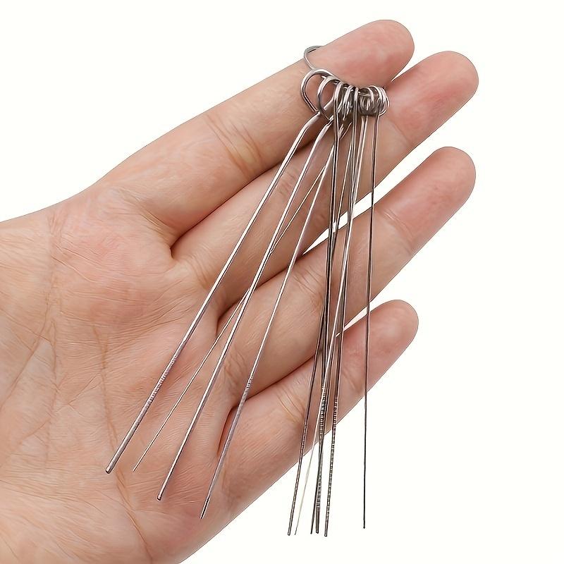10개의 스테인리스 스틸 니들 샤워 헤드 청소 브러쉬  - Useful Tech Accessories 리뷰 및 가격