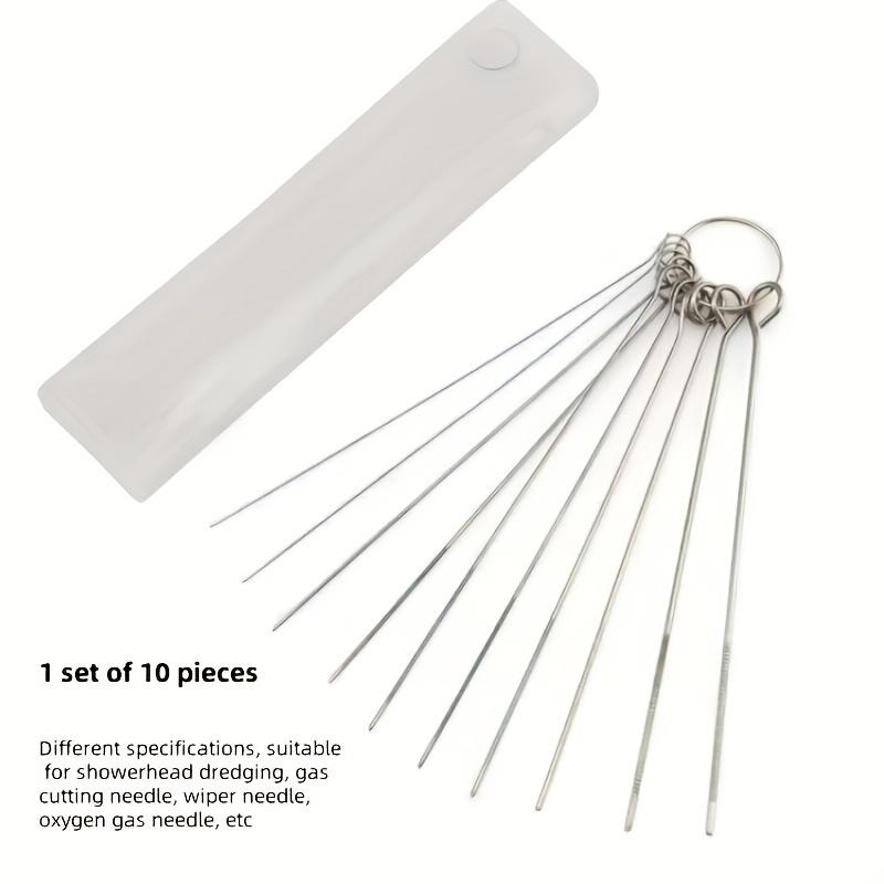 10개의 스테인리스 스틸 니들 샤워 헤드 청소 브러쉬  - Useful Tech Accessories 리뷰 및 가격