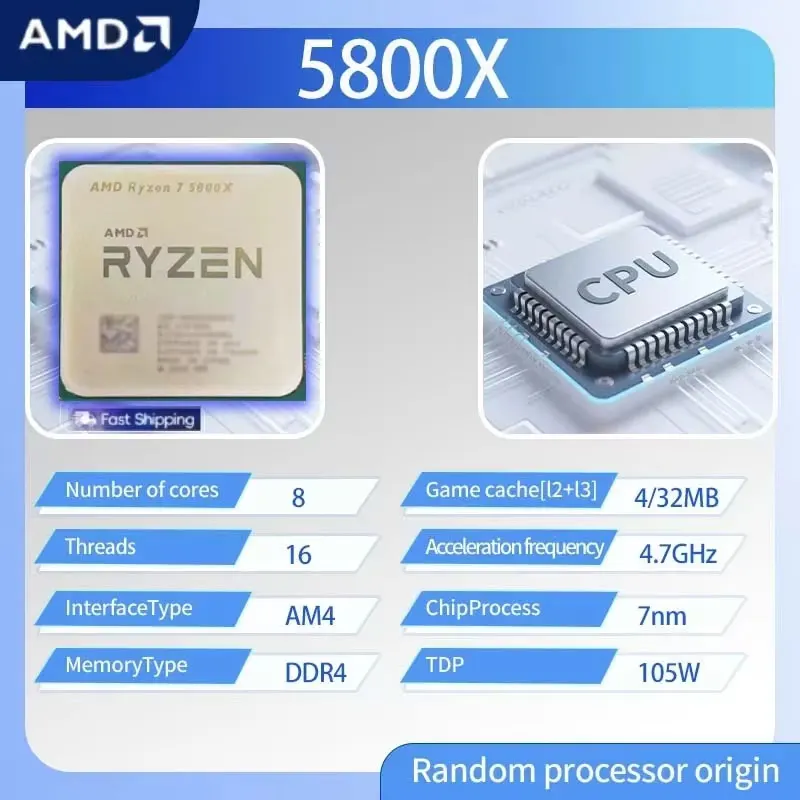 AMD Ryzen 7 5800X AMD R7 5800X - Amd Cpu Ryzen 7 리뷰 및 가격
