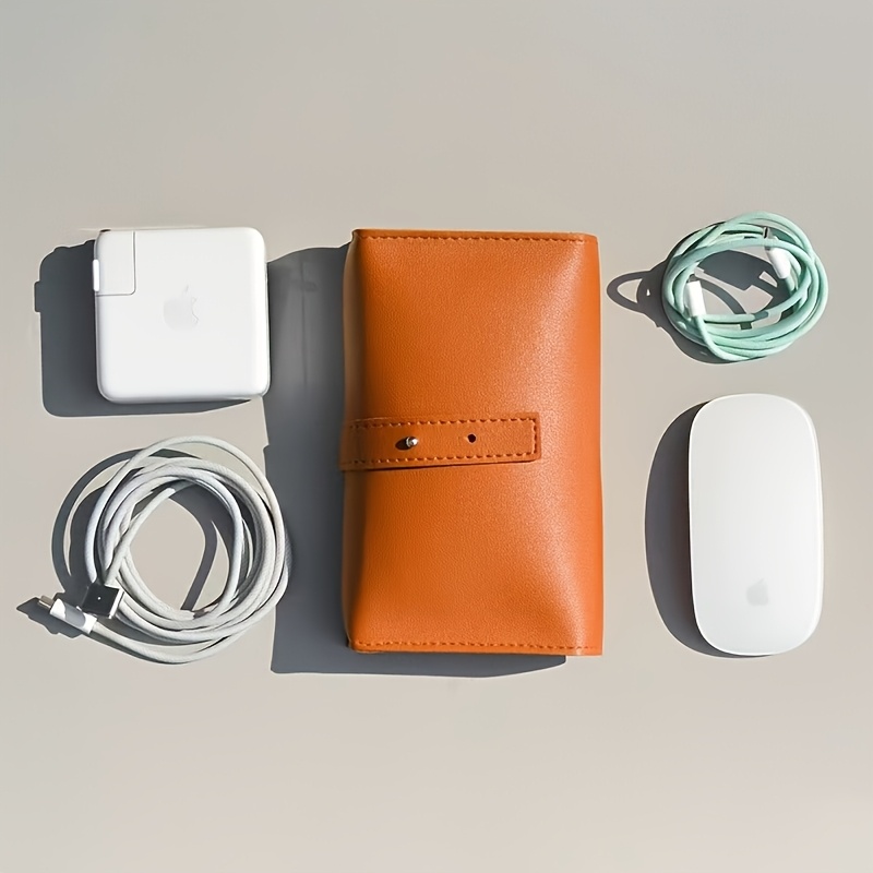 1개 PU 가죽 다중 수납 정리함-휴대용 기술 학교 액 - Tech Accessories For Laptop 리뷰 및 가격