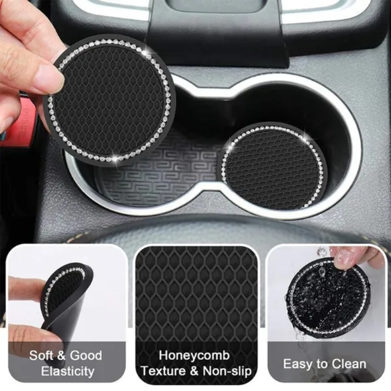 1/2Pcs 자동차 코스터 워터 컵 홀더 미끄럼 방지  - Tech Accessories For Car 리뷰 및 가격