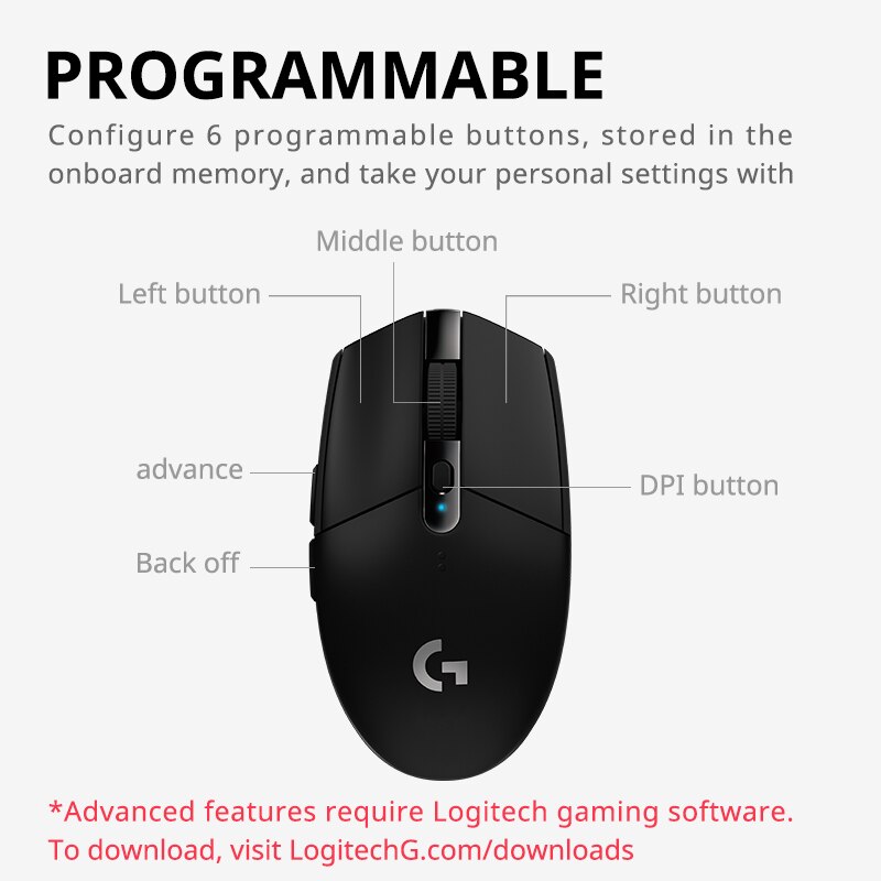 Logitech G304/G305 Lightspeed  - Logitech Mouse G203 리뷰 및 가격