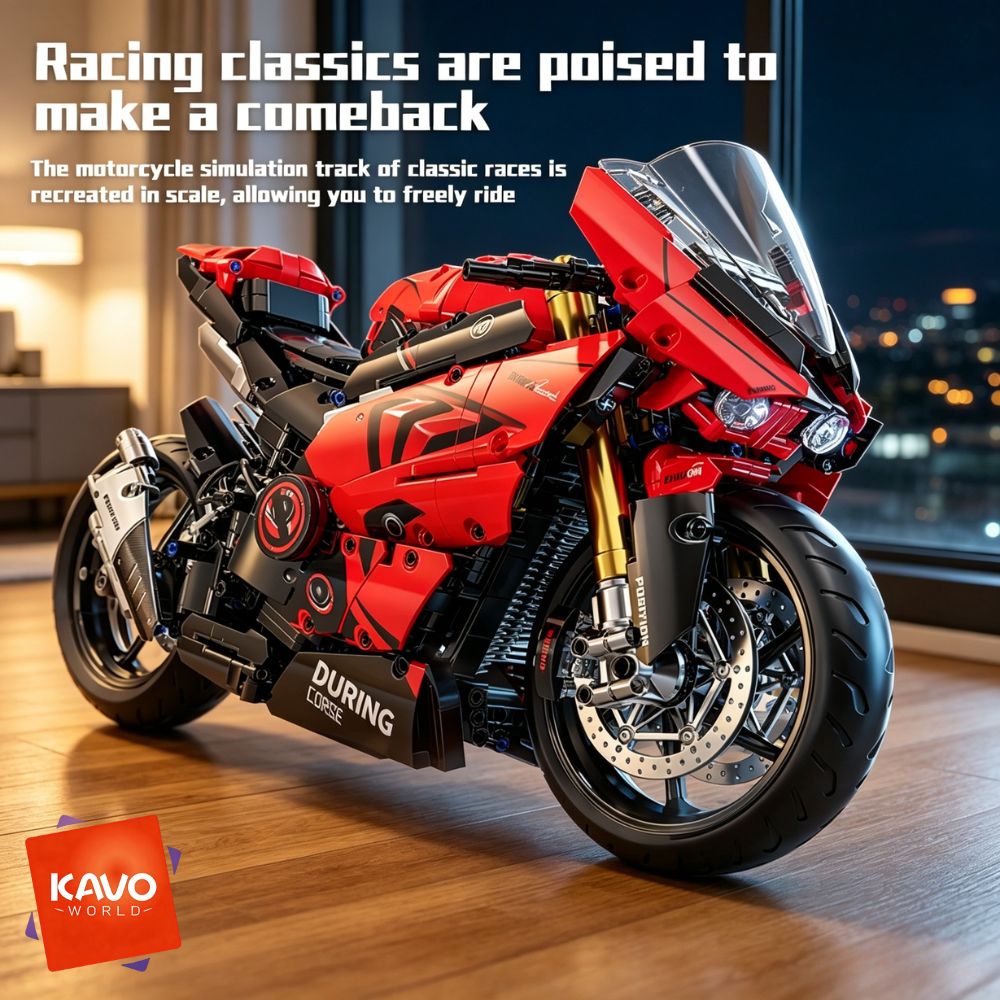 카보월드 1:5 스케일 빌딩 블록 슈퍼 모터바이크 모델 - Tech Bike Accessories 리뷰 및 가격