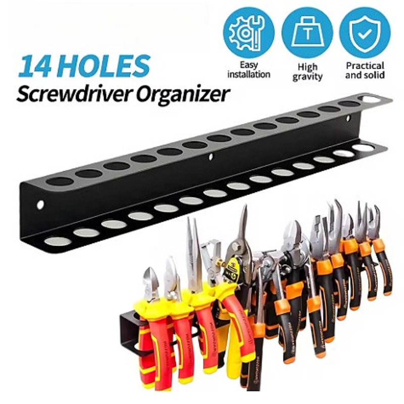 스틸 벽걸이 드라이버 렌치 홀더 드라이버 보관 랙 플라 - Tech Accessories Holder 리뷰 및 가격