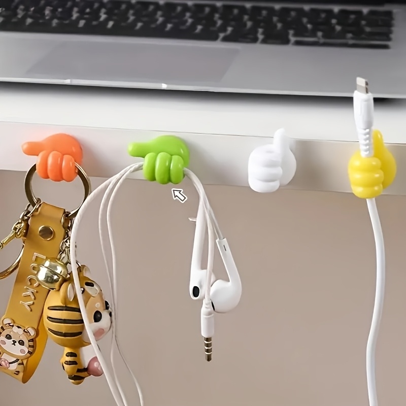 5Pcs 엄지 모양의 홀더 안경 케이블 전원 코드 충전 - Tech Accessories For Car 리뷰 및 가격