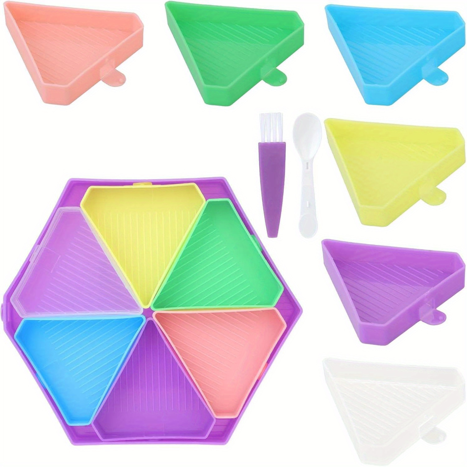 9PCS 새로운 다이아몬드 페인팅 트레이, 다기능 다이 - Useful Tech Accessories 리뷰 및 가격