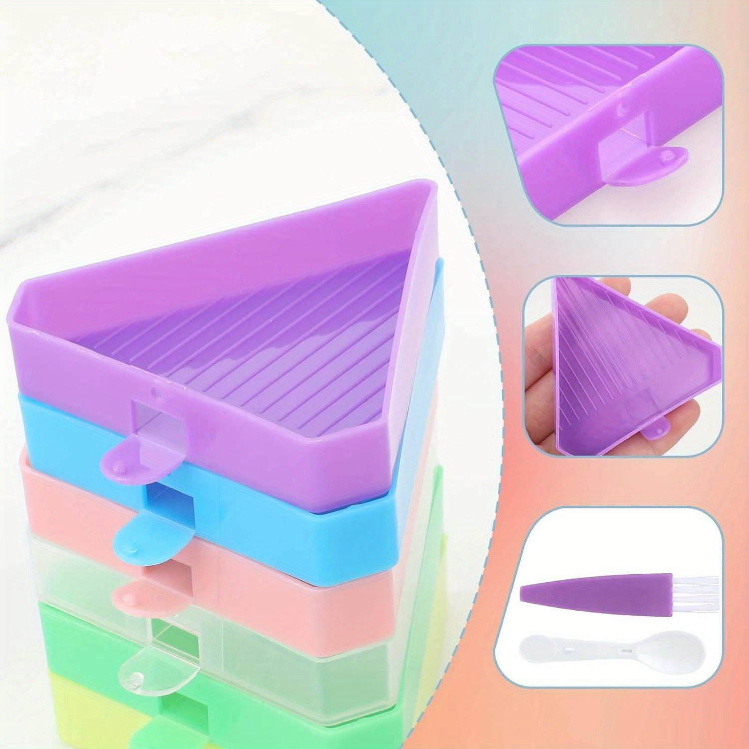 9PCS 새로운 다이아몬드 페인팅 트레이, 다기능 다이 - Useful Tech Accessories 리뷰 및 가격