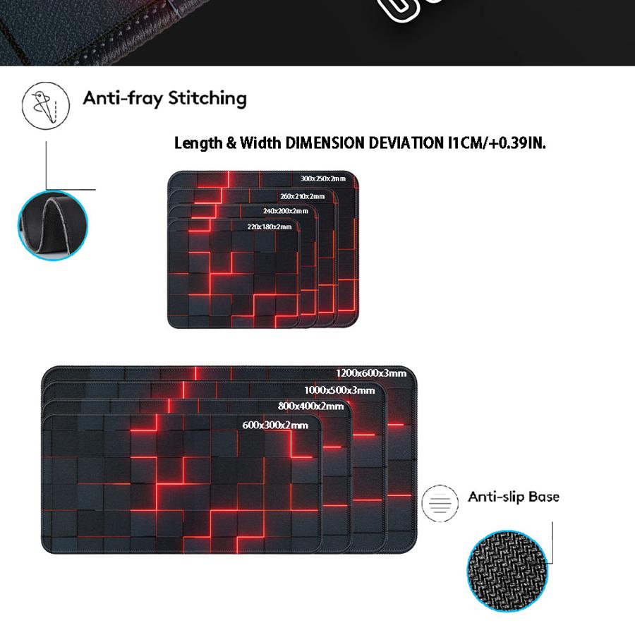 네온 스퀘어 테크 마우스 패드 게임 콘솔 패드 사무실  - Tech Accessories For Laptop 리뷰 및 가격