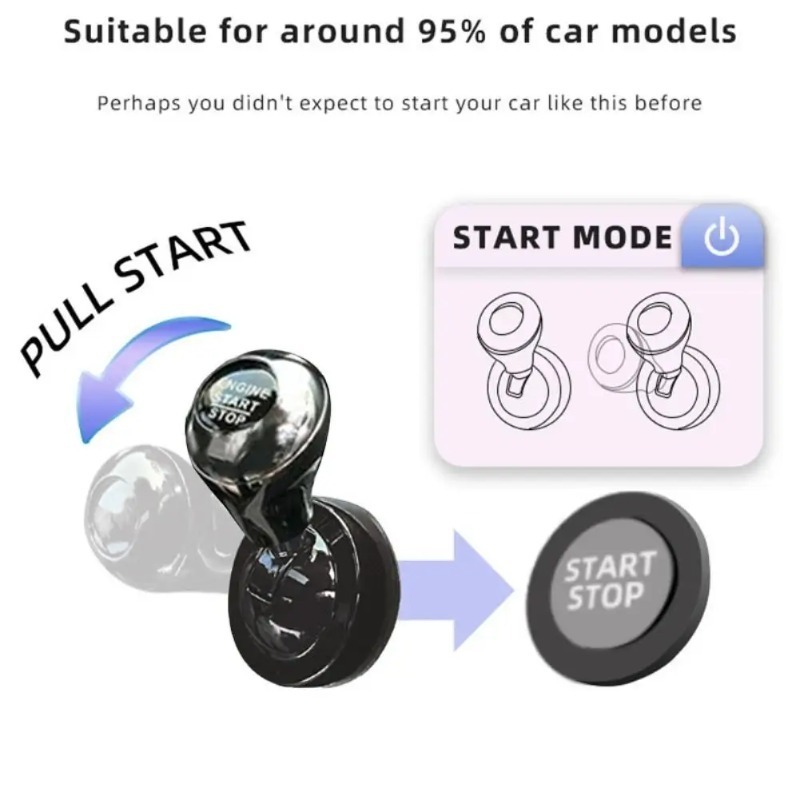 원터치 시동 버튼과 푸시-투-스타트 로커 레버 레트로  - Tech Car Accessories 리뷰 및 가격