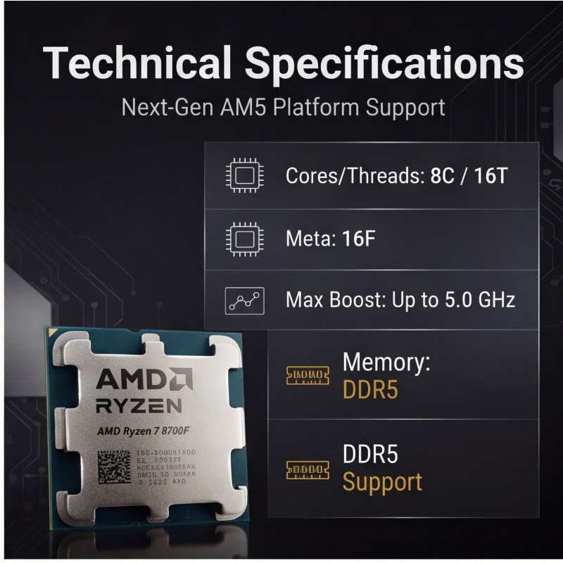 라이젠 7 8700F 프로세서 4NM 제조 공정 소켓  - Amd Cpu Ryzen 7 리뷰 및 가격